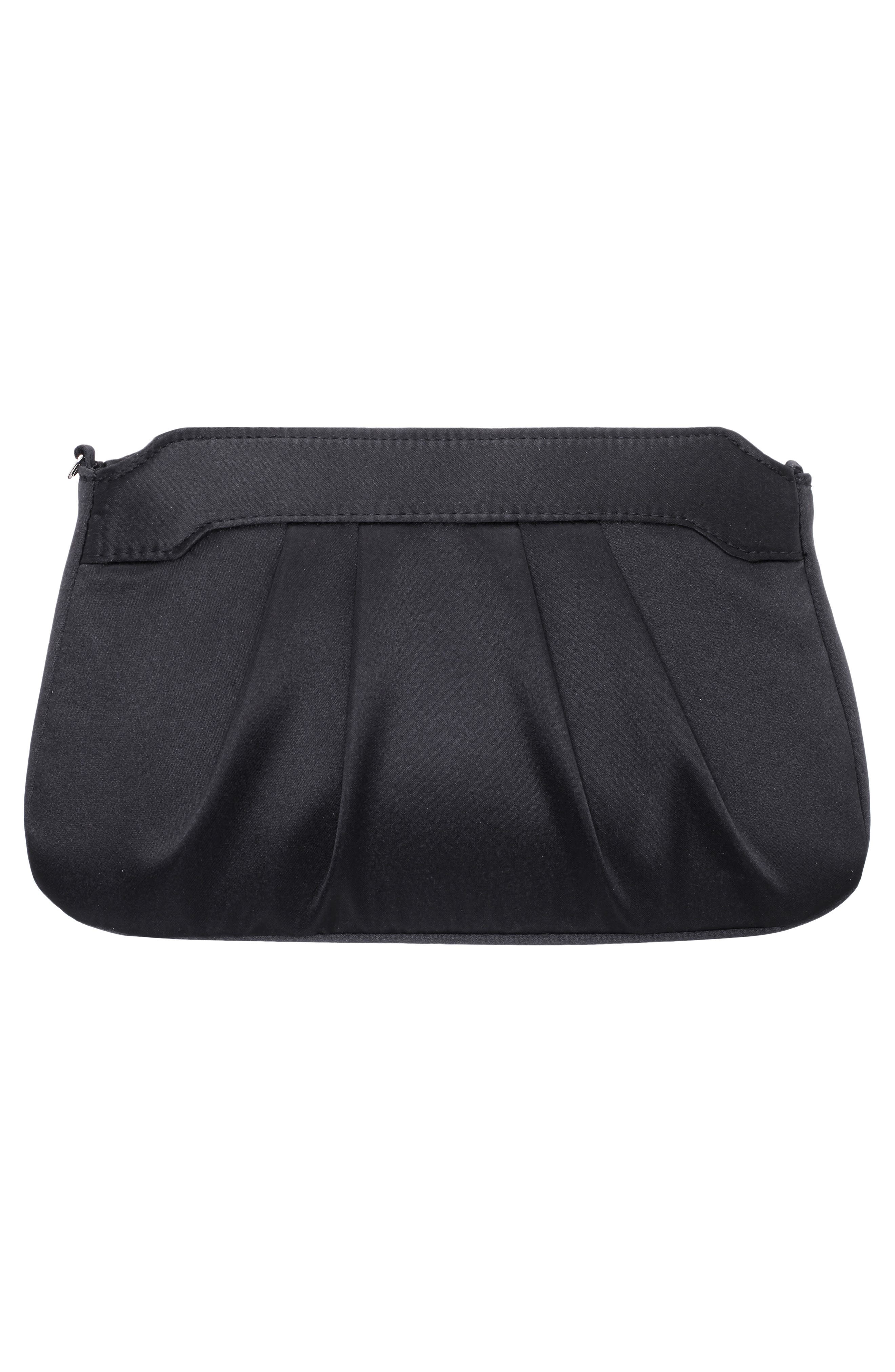 Nina Amy Clutch, Alternate, color, Black