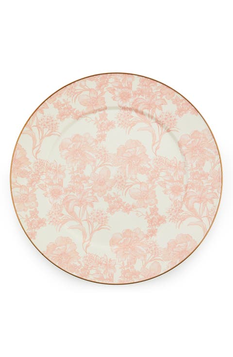 Sterling English Garden Enameled Steel Platter