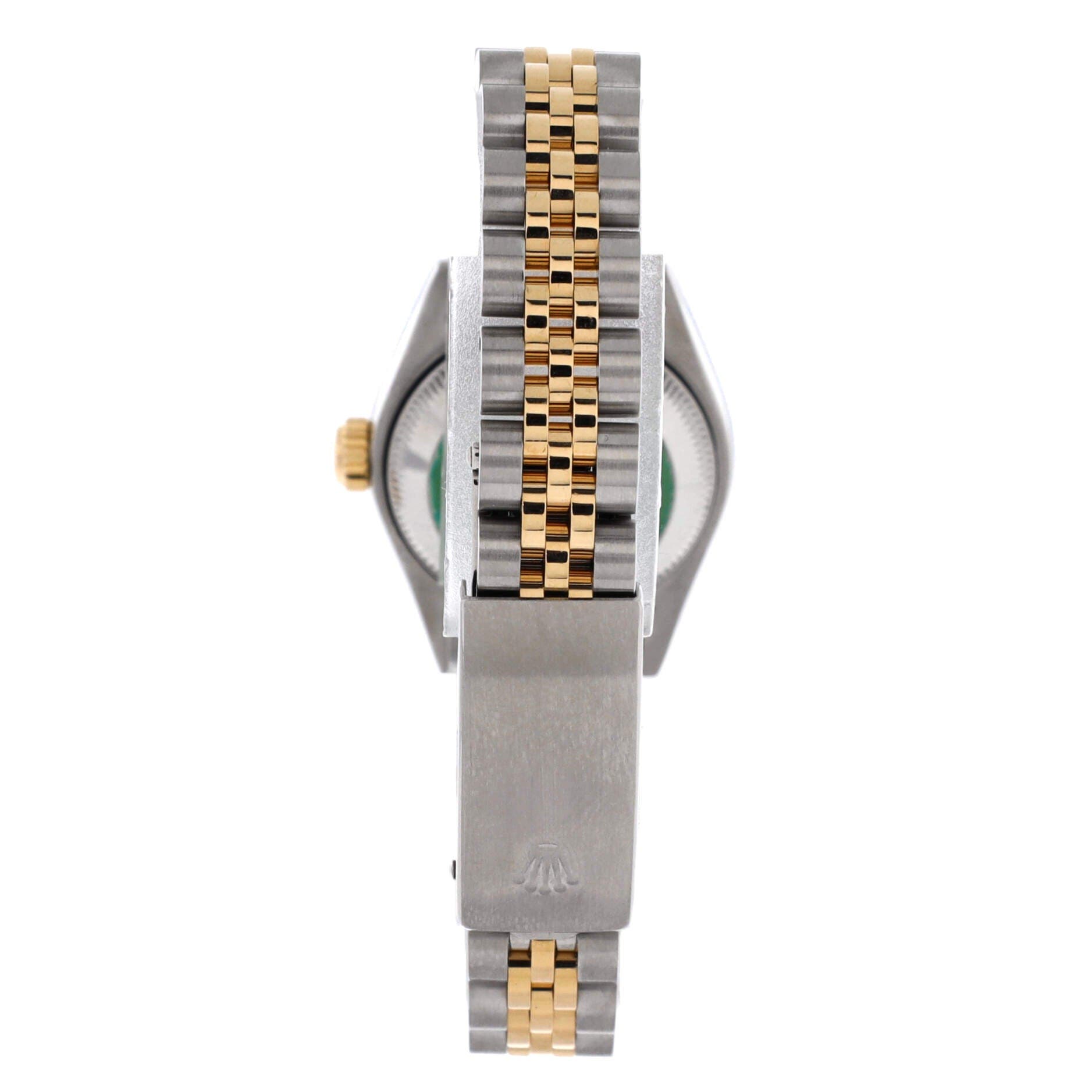 Oyster Perpetual Datejust Automatic Watch Stainless Steel and Yellow Gold with Diamond Markers 26, Alternate, color, Metallic Silver