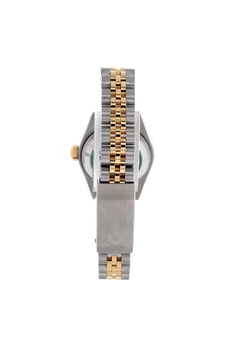 Oyster Perpetual Datejust Automatic Watch Stainless Steel and Yellow Gold with Diamond Markers 26, Alternate, color, Metallic Silver