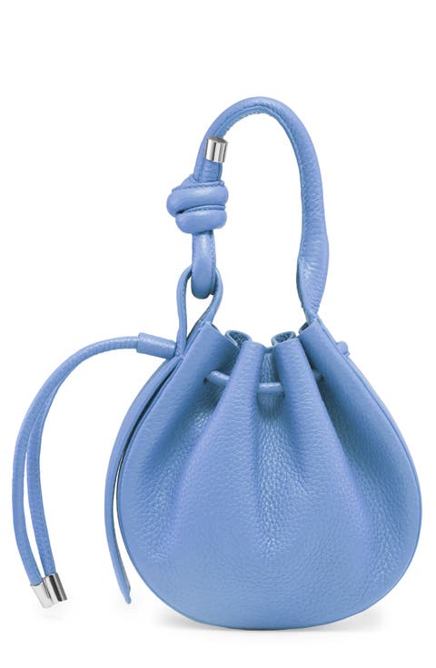 Mini Ina Pebble Leather Crossbody Bag