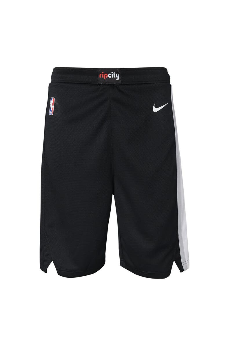 Nike Youth Nike Black Portland Trail Blazers Swingman Performance Shorts – Icon Edition, Alternate, color, Black