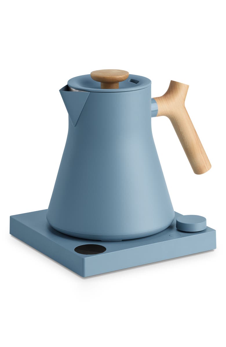 Fellow Corvo EKG Pro Electric Kettle, Alternate, color, Hazy Blue/Maple