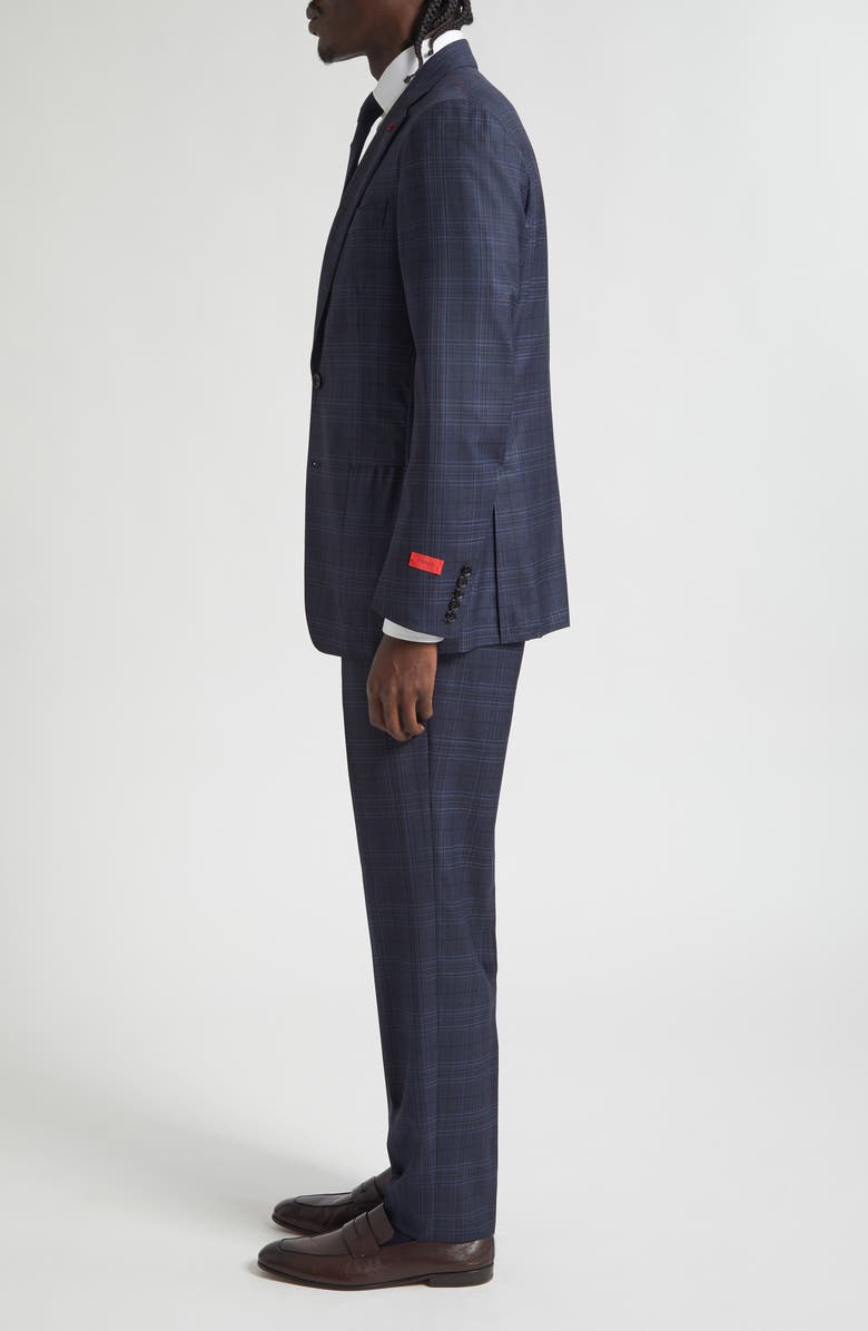 ISAIA Delain Wool Suit, Alternate, color, Blue