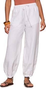 Sanctuary Melody Drawstring Linen Balloon Pants