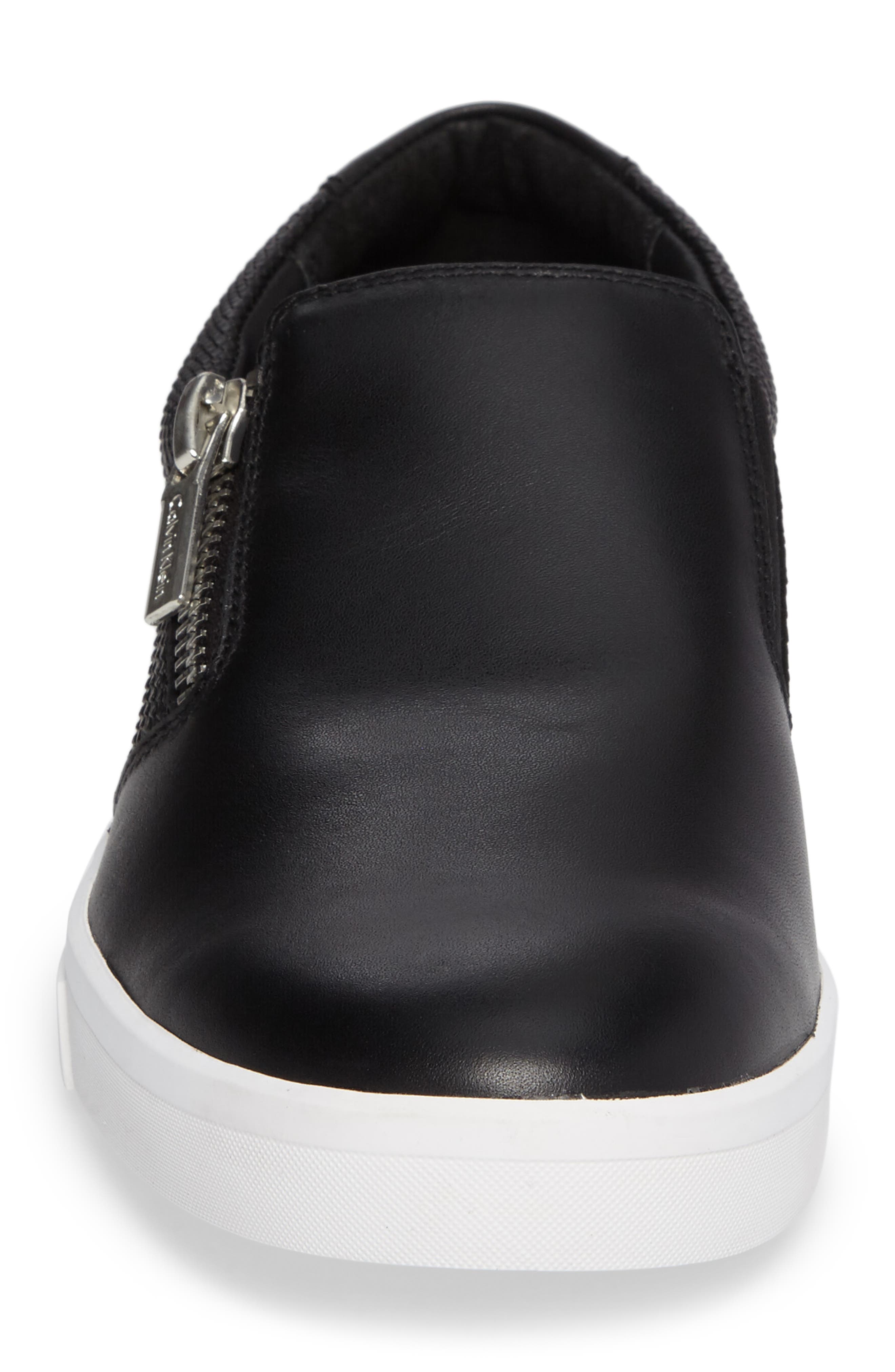 Calvin Klein Ibiza Slip-On Zip Sneaker, Alternate, color, 