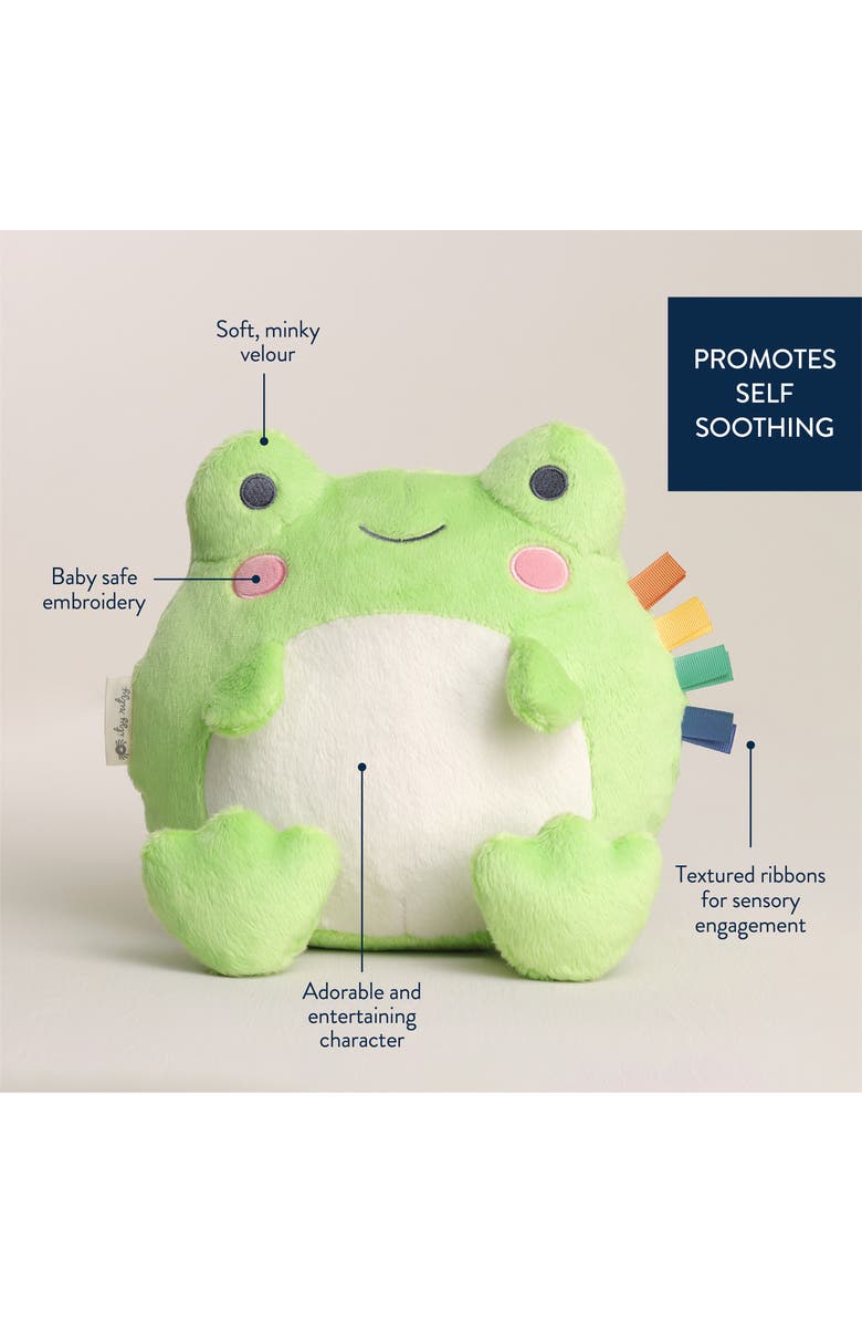 Itzy Ritzy Plush Frog Stuffed Animal, Alternate, color, Green