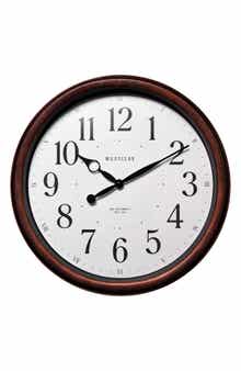 Westclox 20-Inch Woodgrain Wall Clock