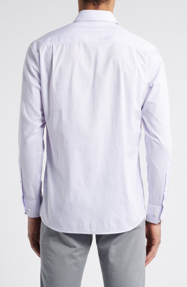 Peter Millar Crown Crafted Capri Cotton Sport Shirt, Alternate, color, Lavender Moon