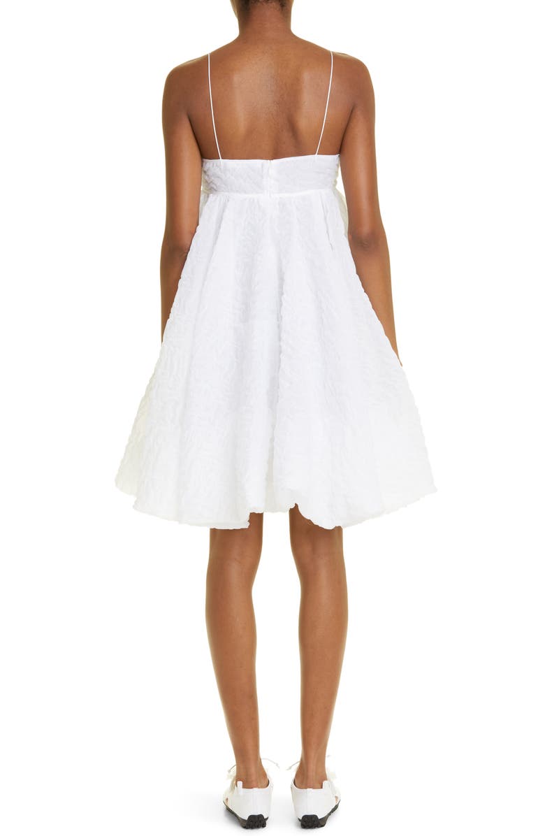 Cecilie Bahnsen Sunni Nimbus Matelassé Dress, Alternate, color, White