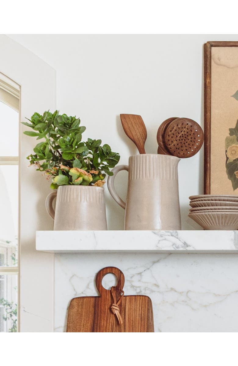 Une Vie Nomade Earth Lines Pitcher, Alternate, color, Large