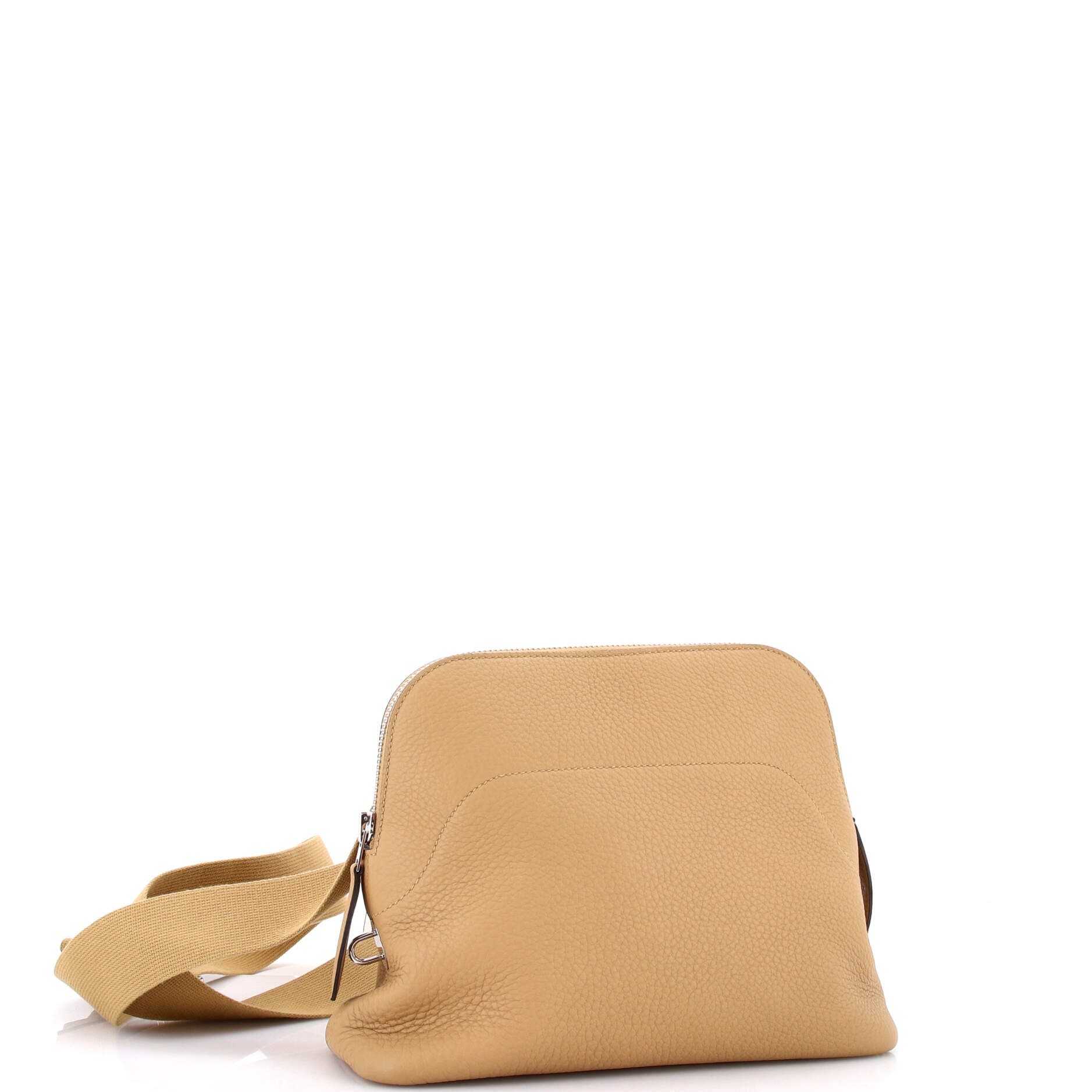 Pre-Owned Hermes Bolide Messenger Bag Togo, Alternate, color, Poussiere