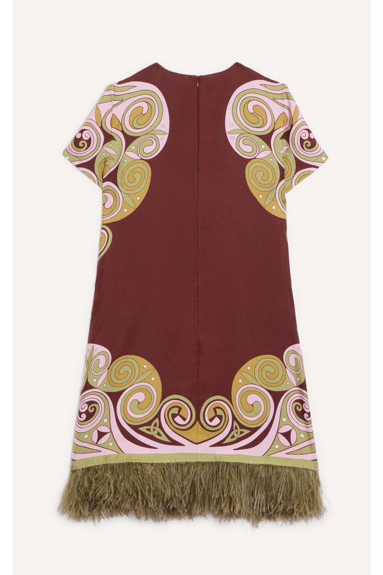 Mini Swing Dress, Alternate, color, Kells Swirl Placée Burgundy