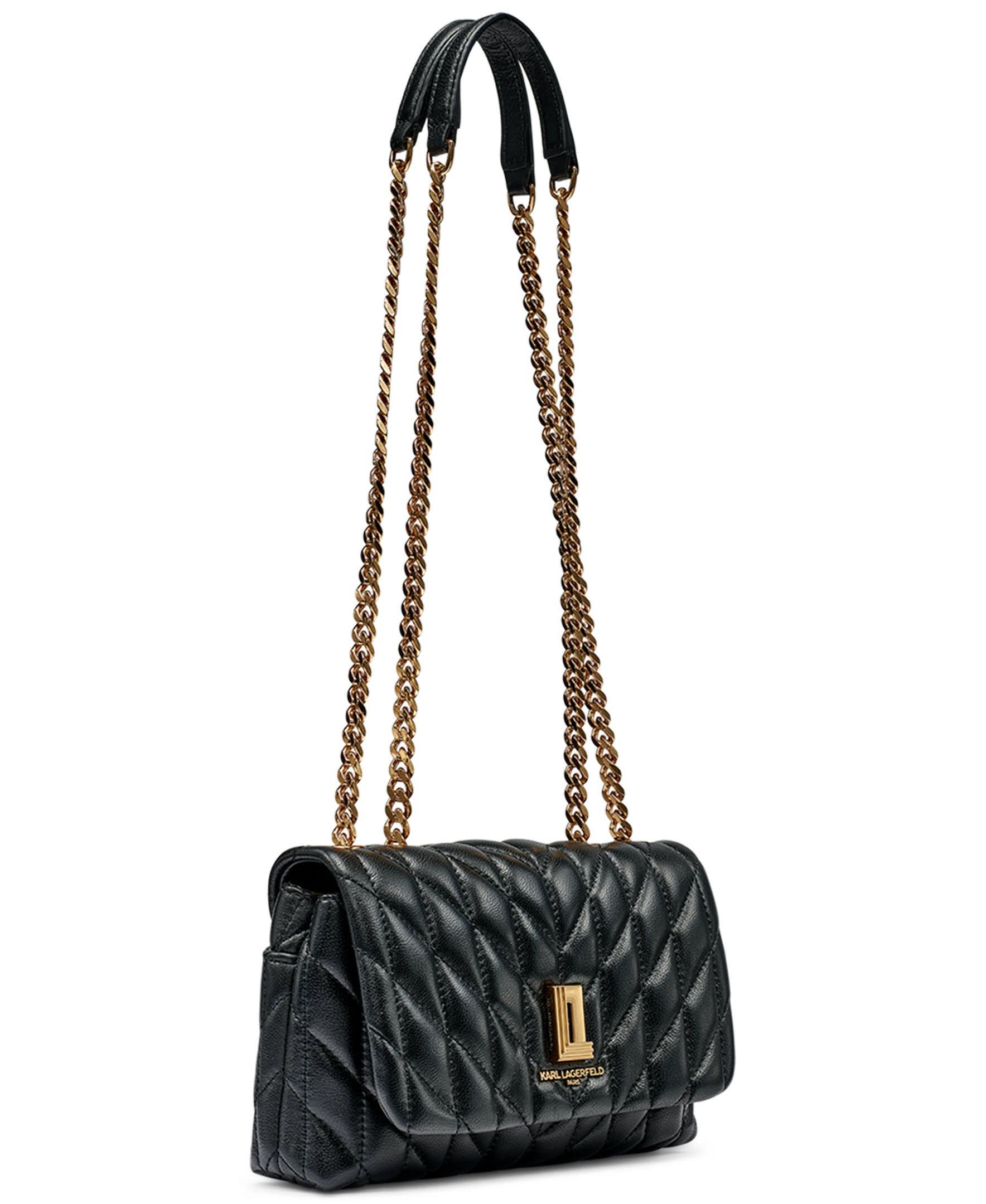 Lafayette Small Crossbody Bag, Alternate, color, Black/Gold