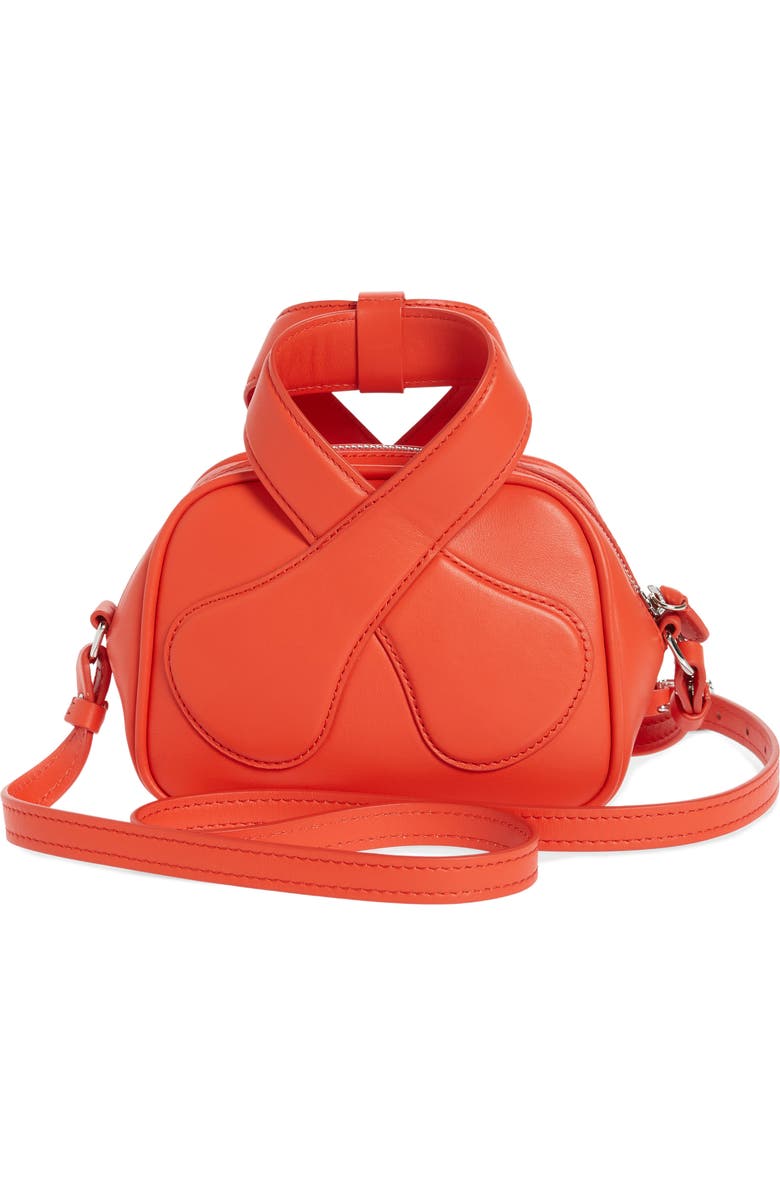 Courrèges Mini Loop Leather Crossbody Bag, Alternate, color,