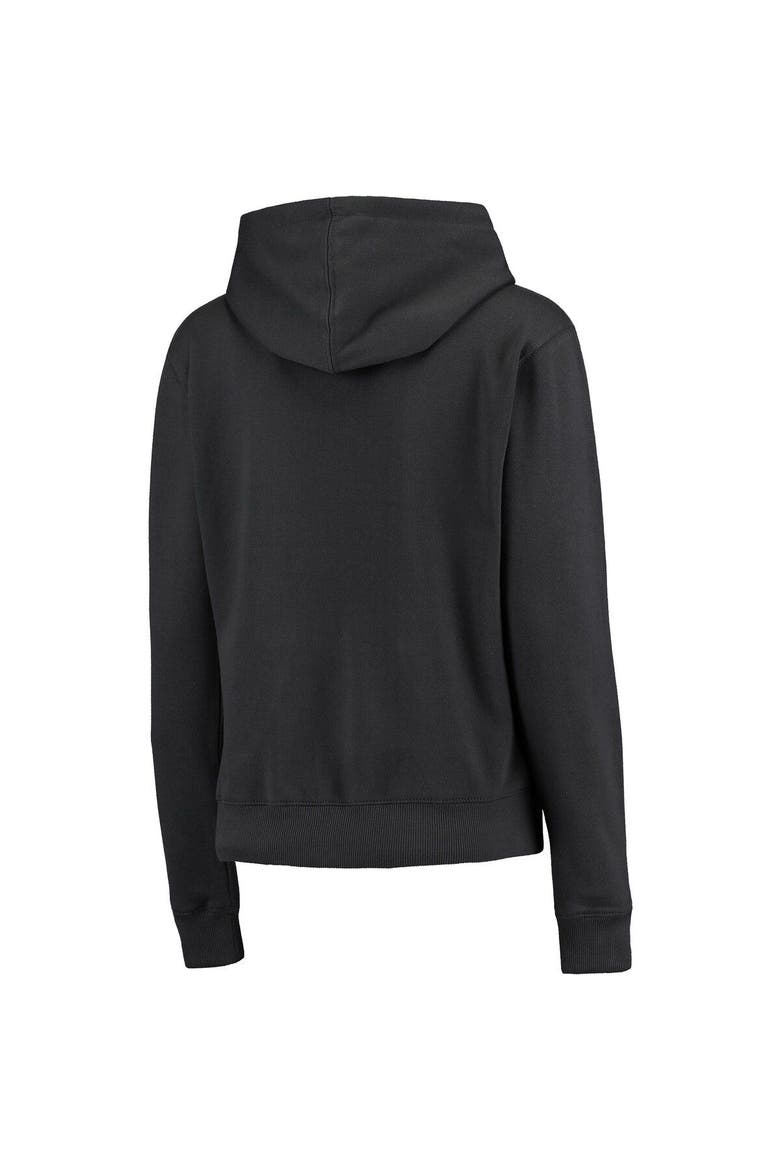 Women's Charcoal Michigan State Spartans Arched Name Full-Zip Hoodie, Alternate, color, Charcoal