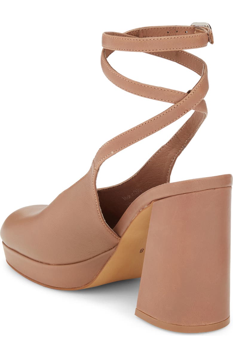 Jeffrey Campbell Vivre Ankle Strap Platform Pump, Alternate, color, Taupe
