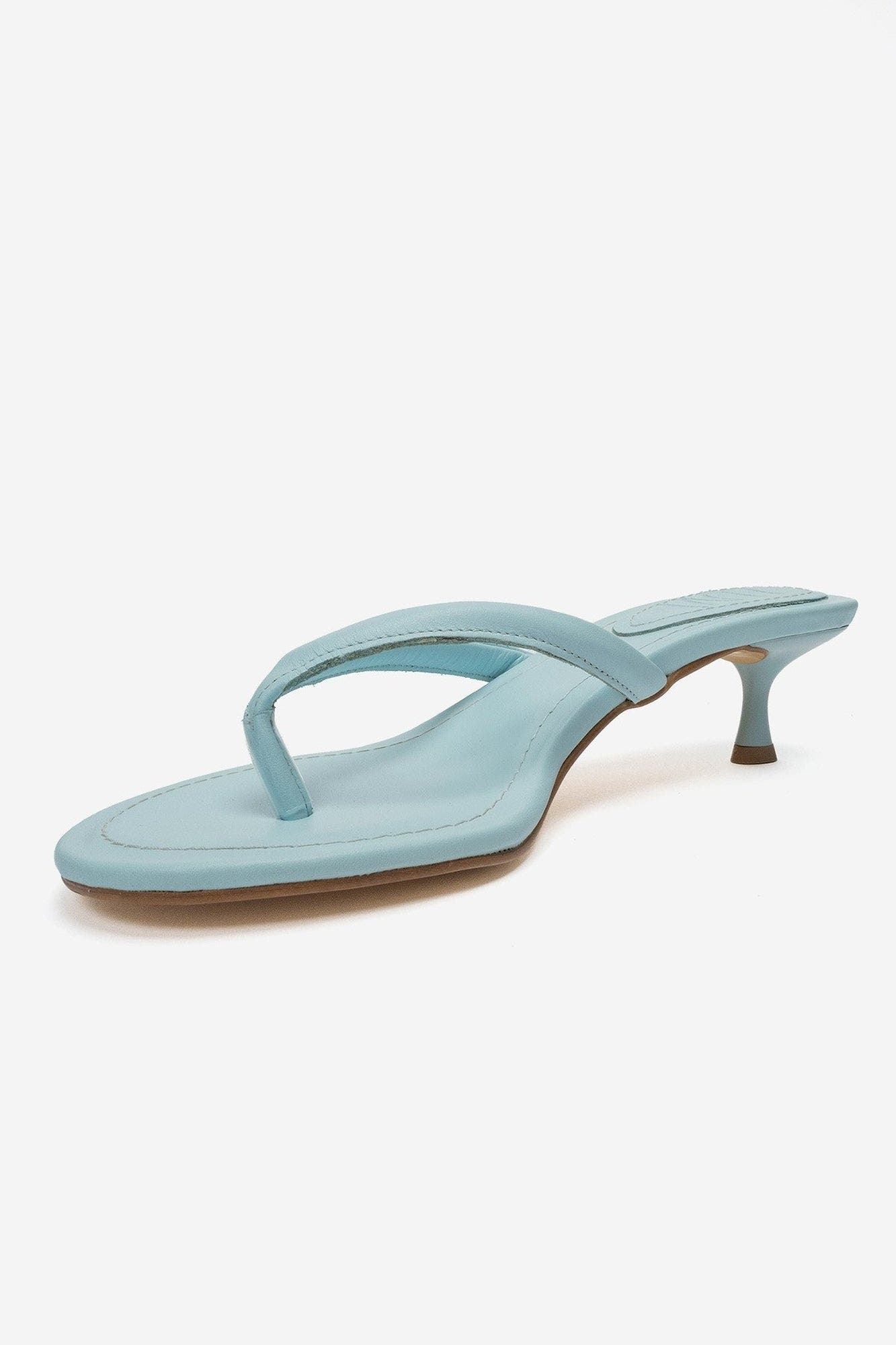 Norell Stiletto Thong Sandal, Alternate, color, Baby Blue