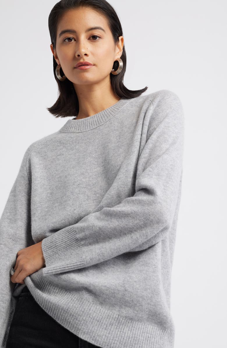 Nordstrom Relaxed Cashmere Crewneck Sweater, Main, color, 