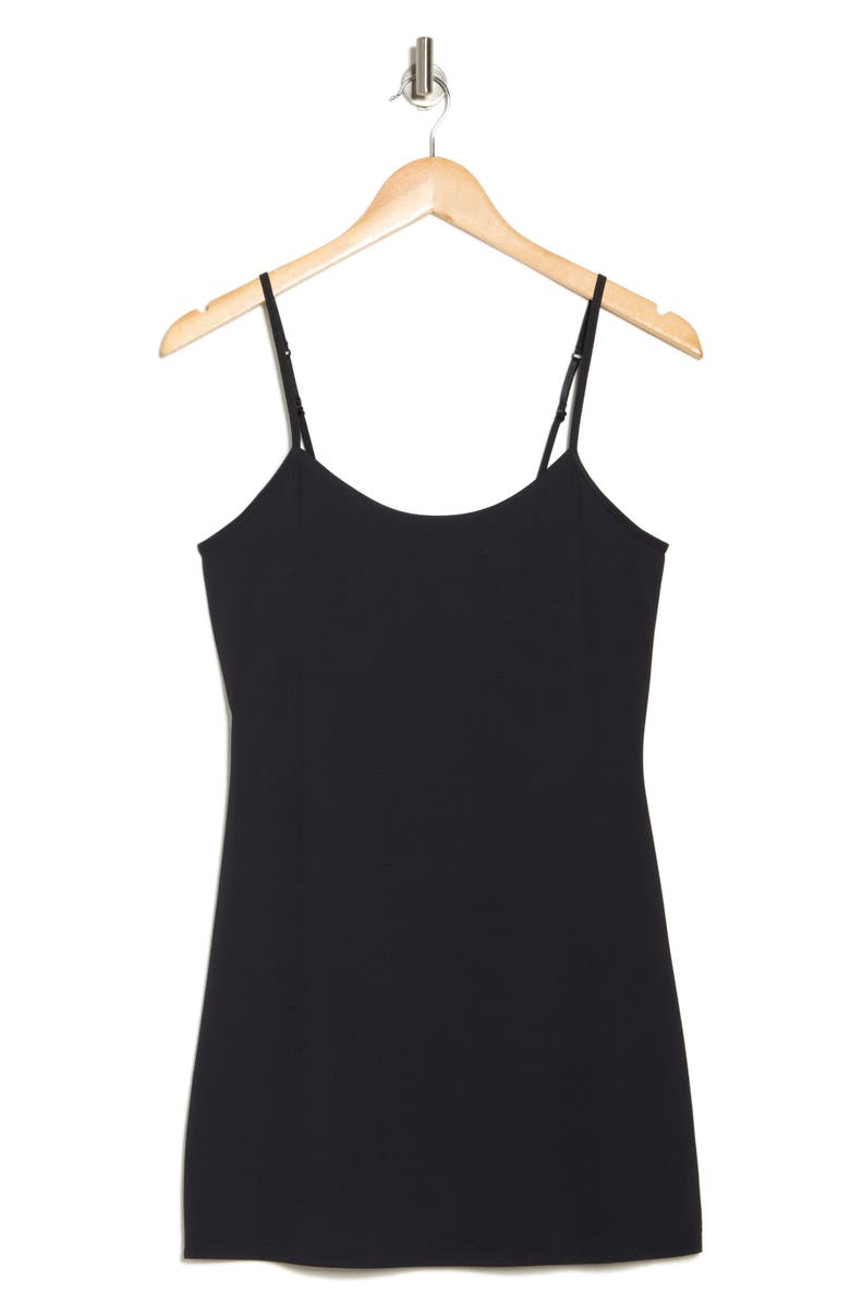 NORDSTROM RACK Bonded Seam Full Slip, Alternate, color, Black