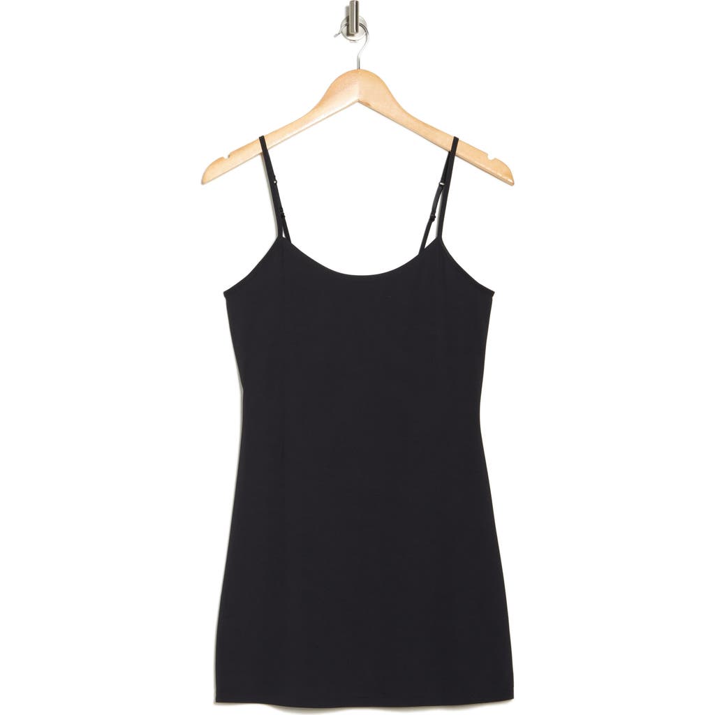 Nordstrom Rack Bonded Seam Long Camisole In Black