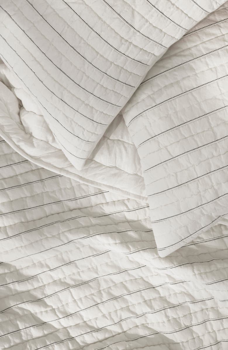 Casper Set of 2 Pinstripe Pillow Shams, Alternate, color, 