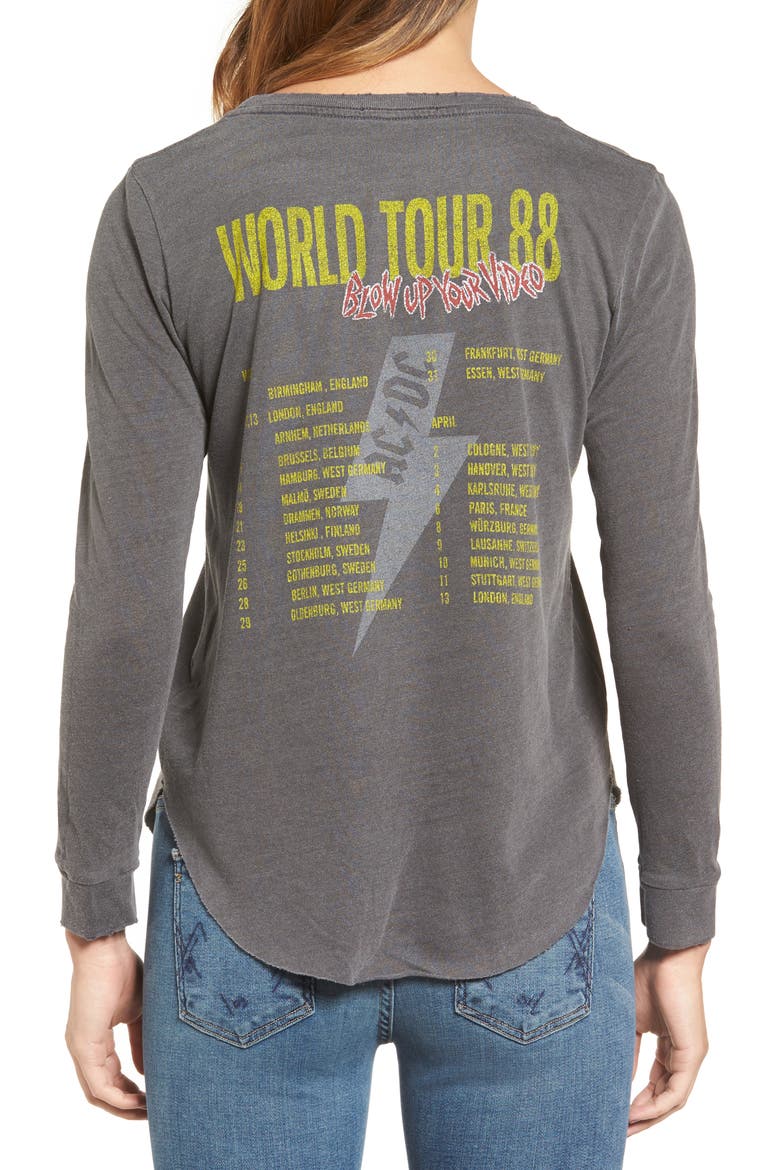 AC/DC '88 World Tour Tee, Alternate, color, GREY