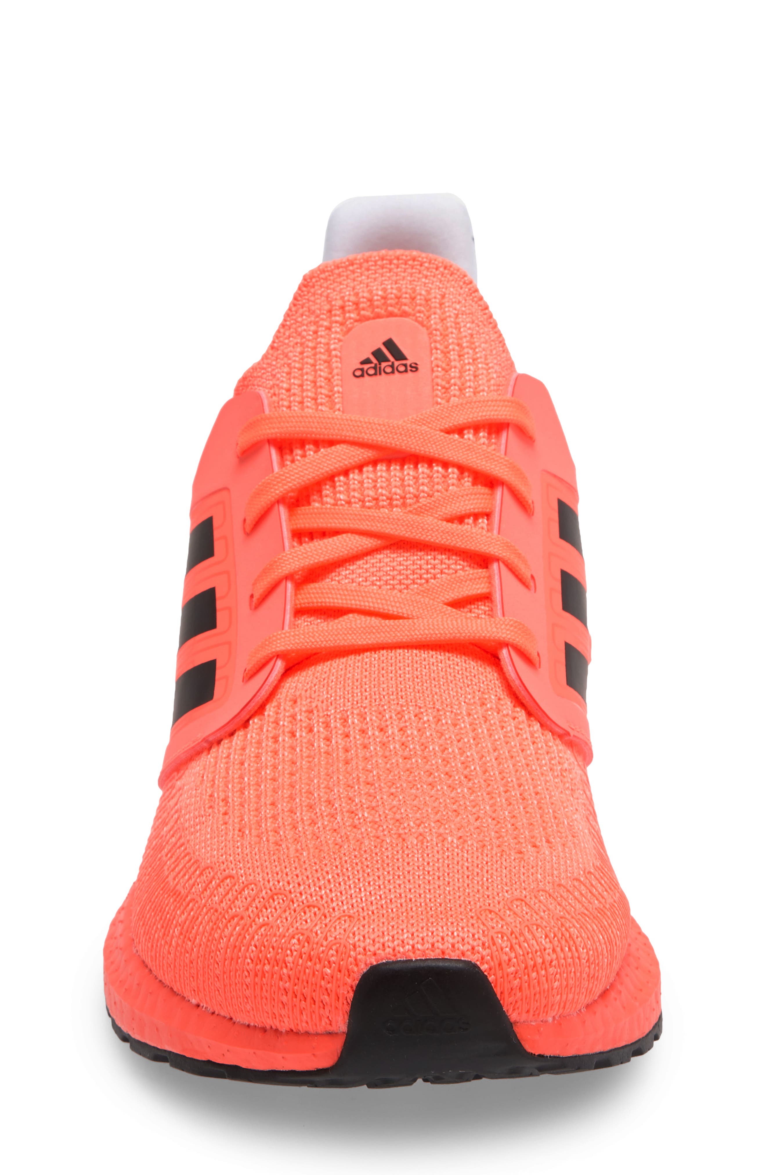 Kids' UltraBoost 20 J Running Shoe, Alternate, color, SIGNAL CORAL/ BLACK/ WHITE
