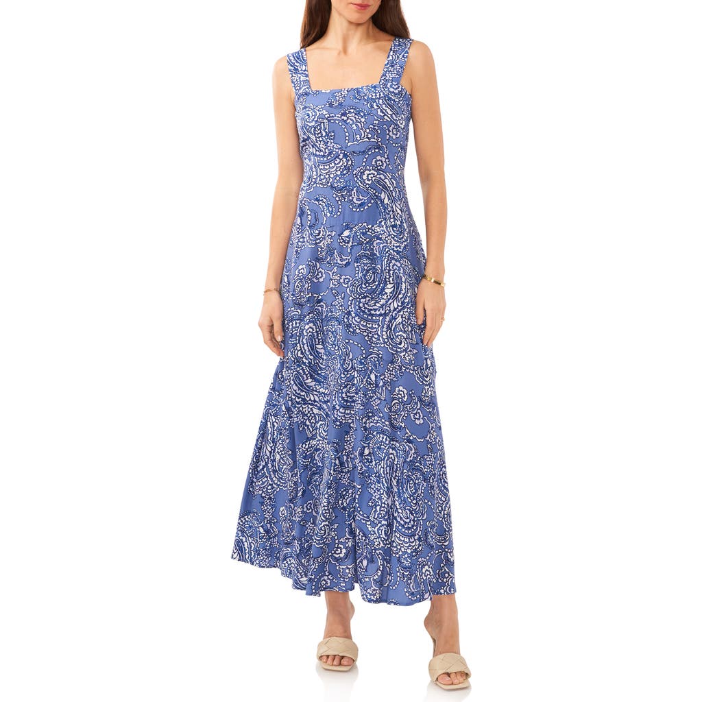 VINCE CAMUTO VINCE CAMUTO PAISLEY MAXI SUNDRESS