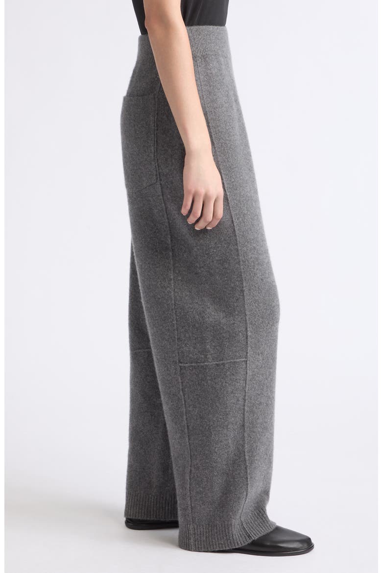 Felted Barrel Pants, Alternate, color, CHARCOAL