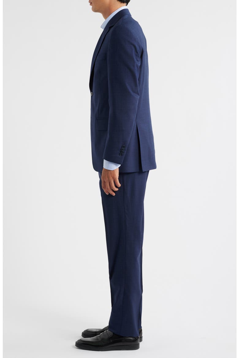 Flynn Classic Fit Solid Wool Suit, Alternate, color, NAVY