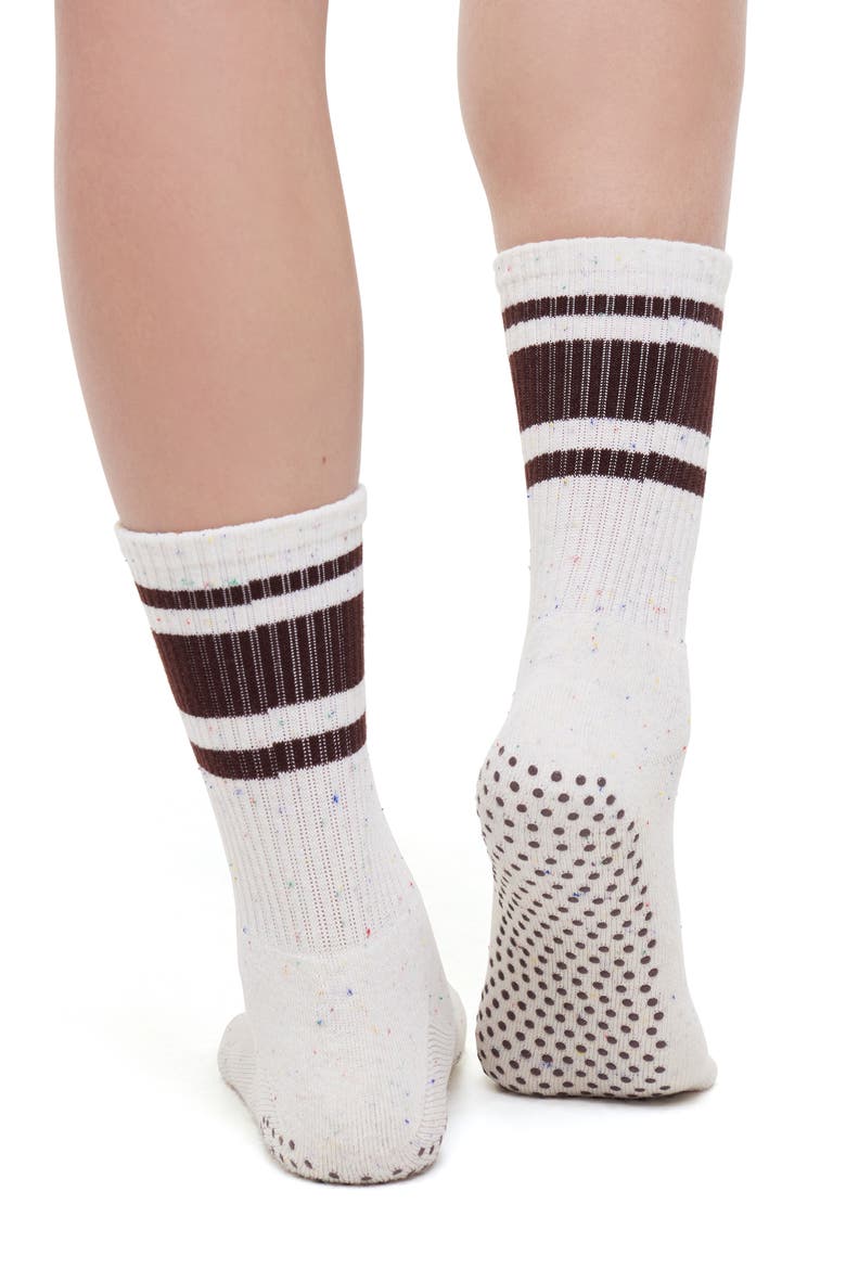 Nadine Sweatshirt, Shorts & Socks Set, Alternate, color, EGRET/SEAL BROWN/SUGAR