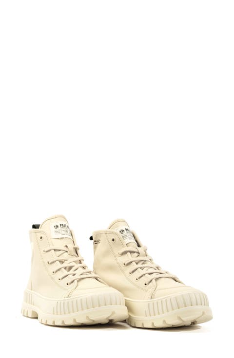 SLY　スライ　PLATFORM SNEAKER ロングブーツ　アイボリー　L SLY（スライ）の「PLATFORM SNEAKER BOOTS プラットフォーム