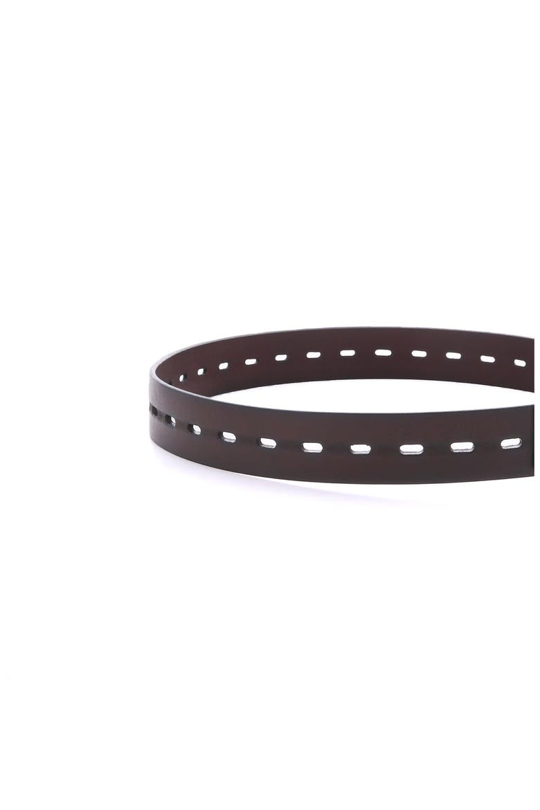 Waymark Cutout Belt, Alternate, color, Brown