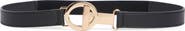Linea Pelle Toggle Closure Stretch Belt