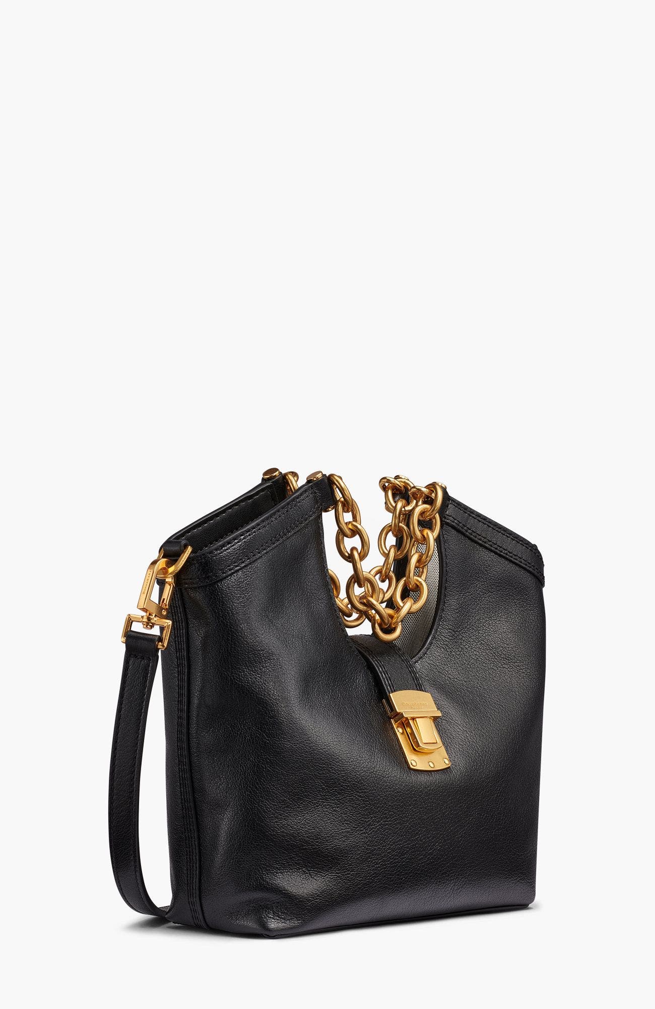 Small Leno Tote, Alternate, color, Black/Gold