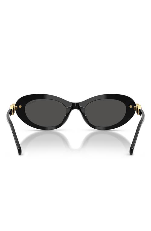 SWAROVSKI SWAROVSKI 53MM OVAL SUNGLASSES