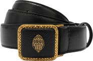 Kurt Geiger London Crystal Eagle Buckle Leather Belt