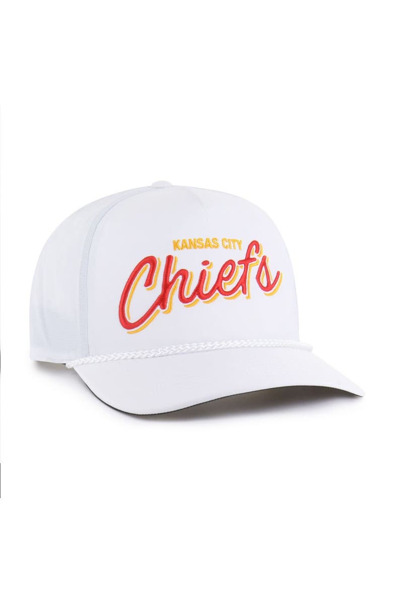 '47 Men's '47 White Kansas City Chiefs Brrr Fairway Hitch Adjustable Hat, Alternate, color, White
