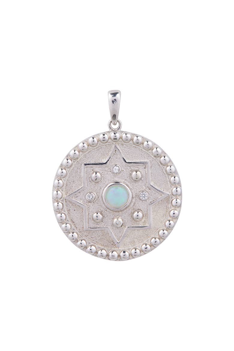 Dew Drop Pendant, Main, color, WHITE