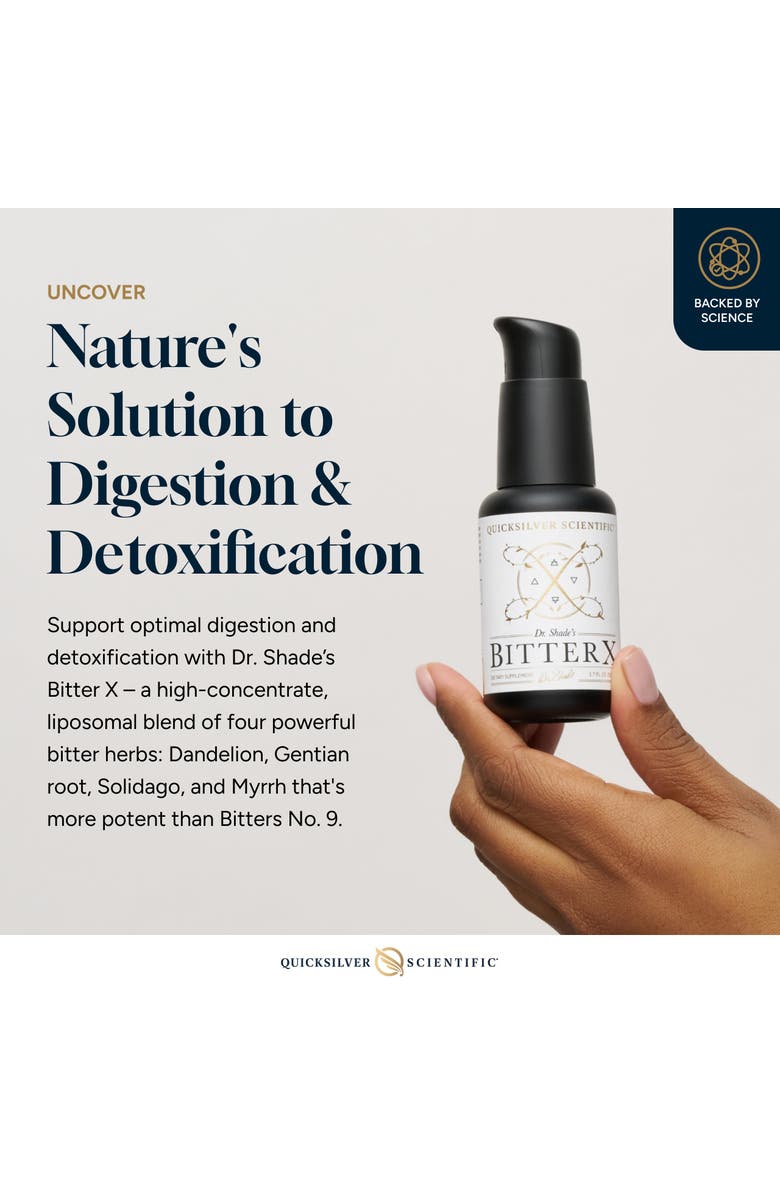Quicksilver Scientific Bitter X Dandelion and Gentian Root Bitters, Alternate, color, NO COLOR