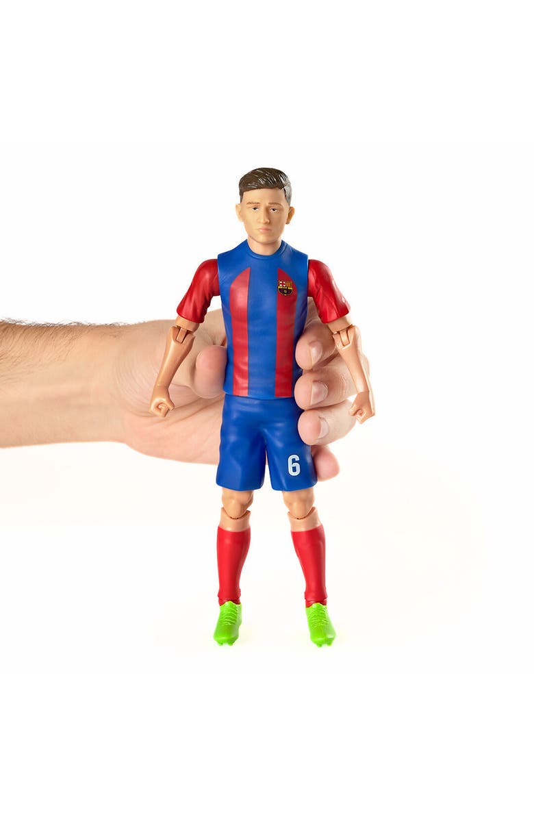 Banbo Toys SOCKERS FC Barcelona Gavi 8" Collectible Soccer Action Figure, Alternate, color, Blue
