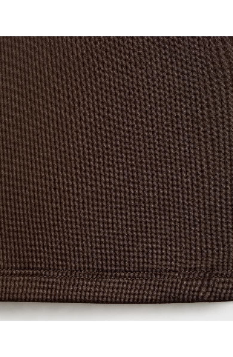 MANGO Fitted Sleeveless Top, Alternate, color, Brown