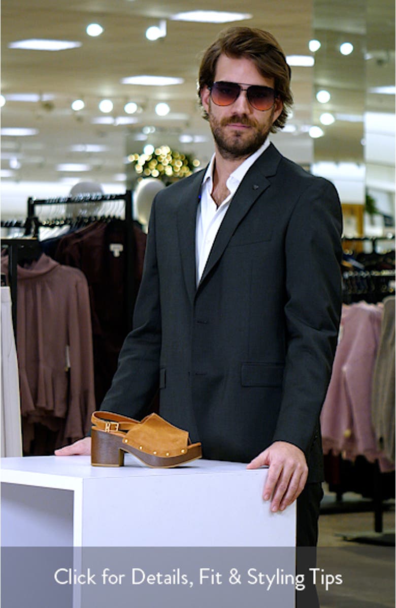 Slingback Peep Toe Platform Sandal, sales video thumbnail