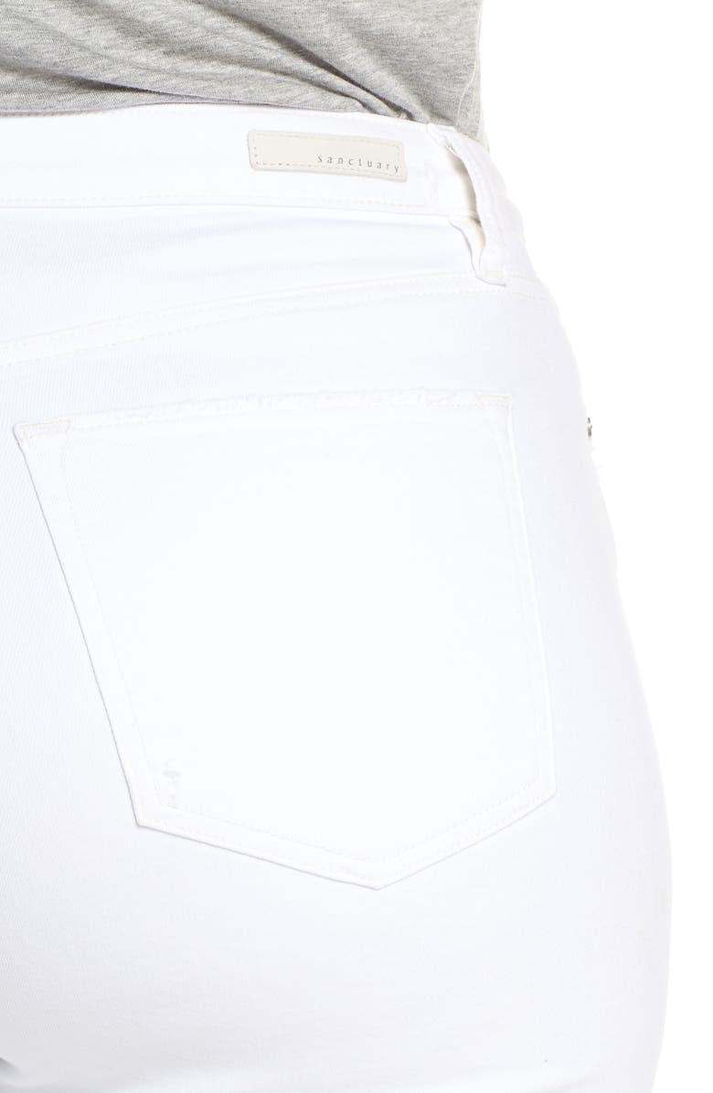 Sanctuary Modern High Rise Straight Leg Crop Jeans, Alternate, color, 