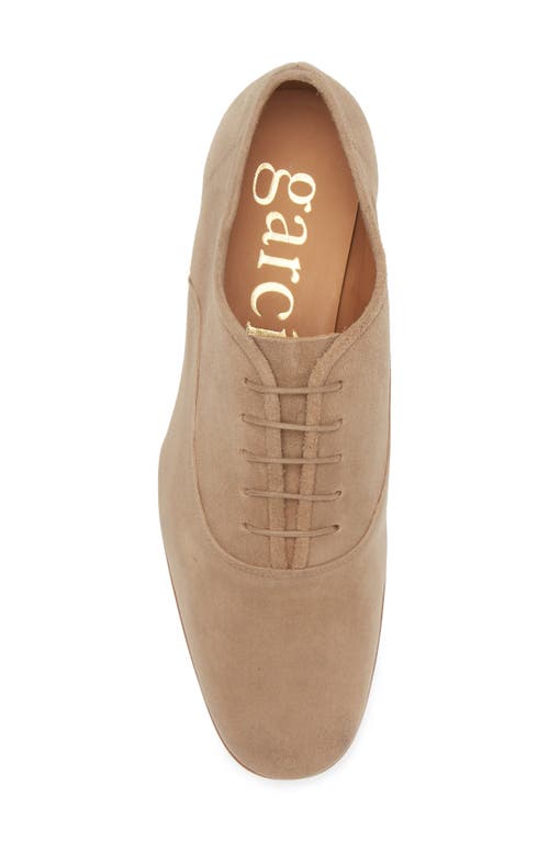 Pedro Garcia Gerti Water Resistant Plain Toe Oxford In Truffle Bessie Suede