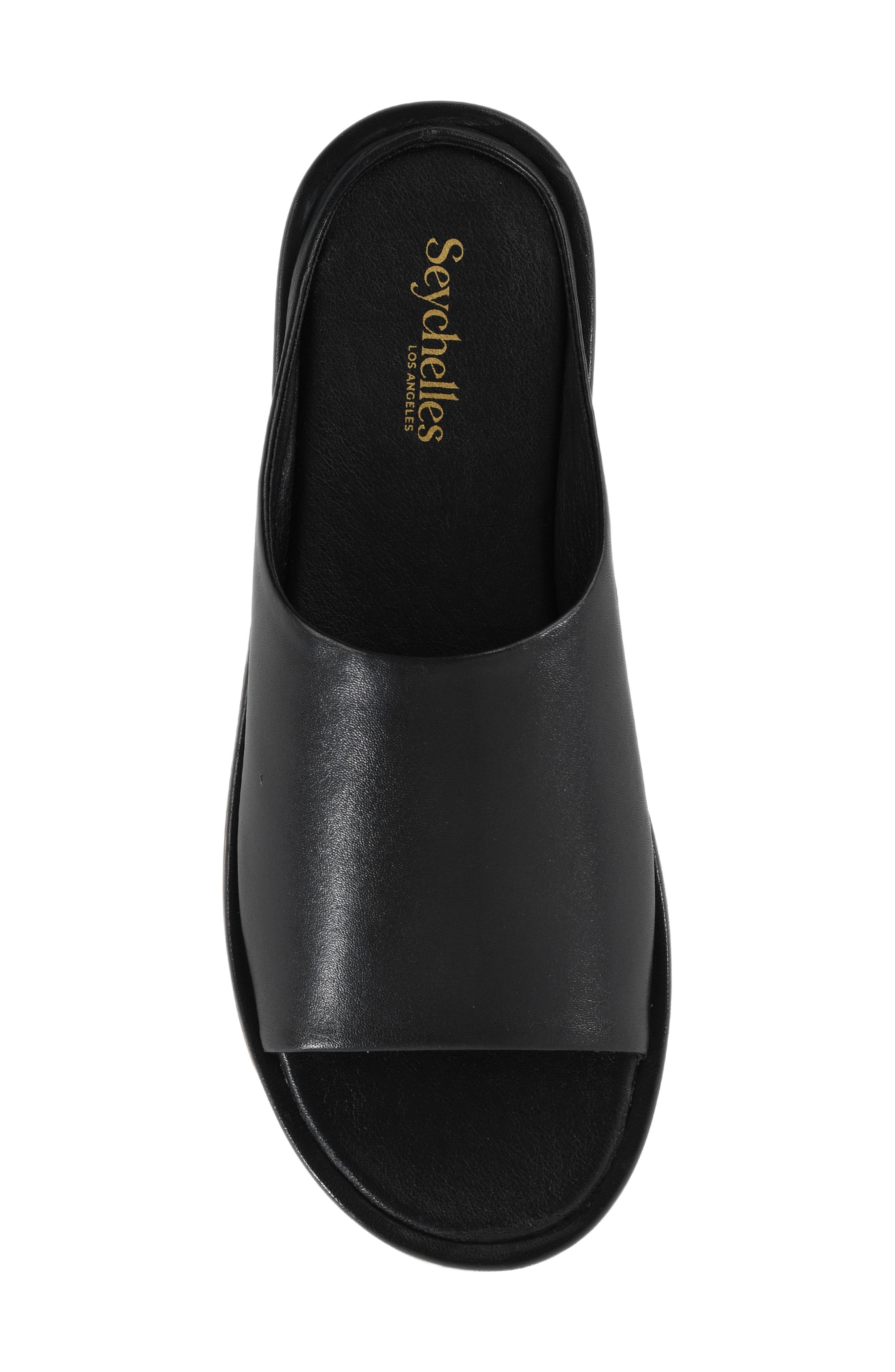 Seychelles It's A Yes Slide Sandal, Alternate, color, Black