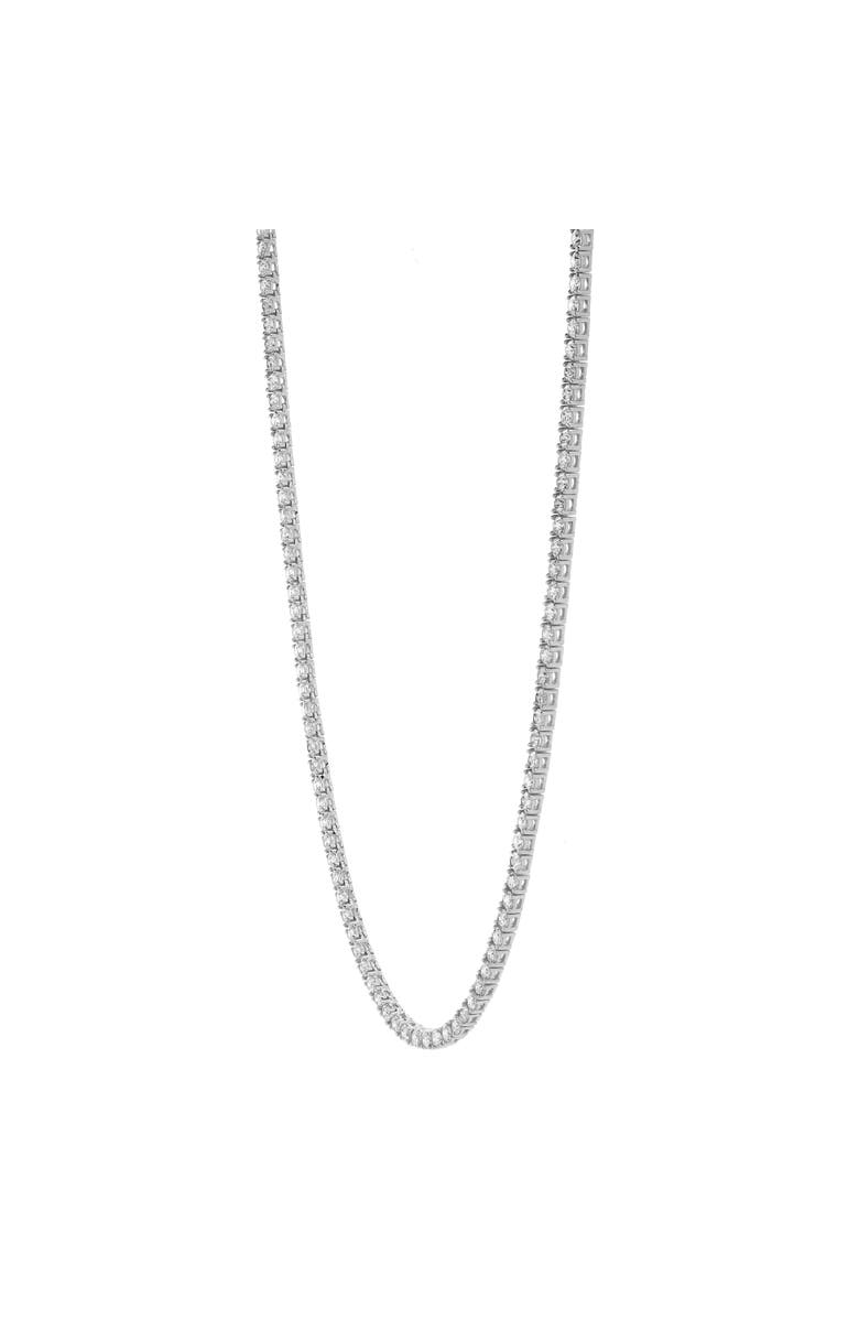 LuvMyJewelry Lys 10K Gold Lab Grown Diamond Tennis Chain - 3mm, Alternate, color, 10K White Gold