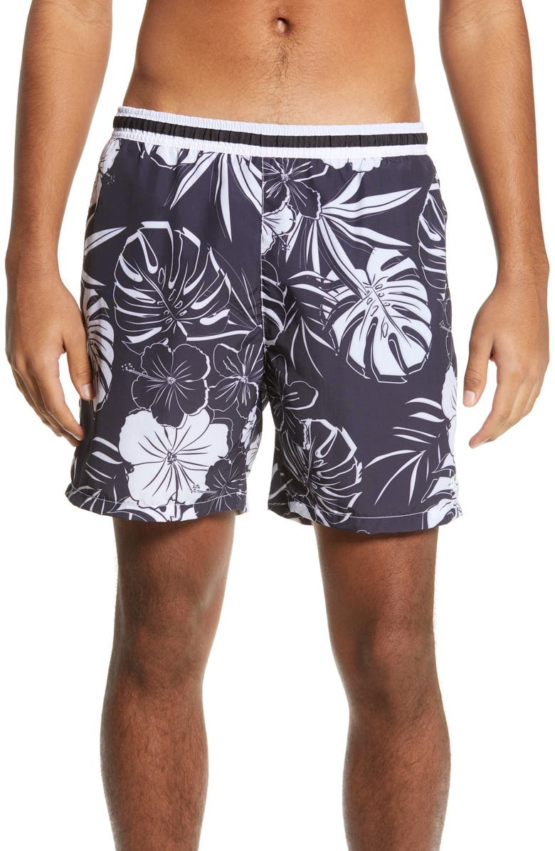 BOSS Goldfish Swim Trunks, Main, color, 