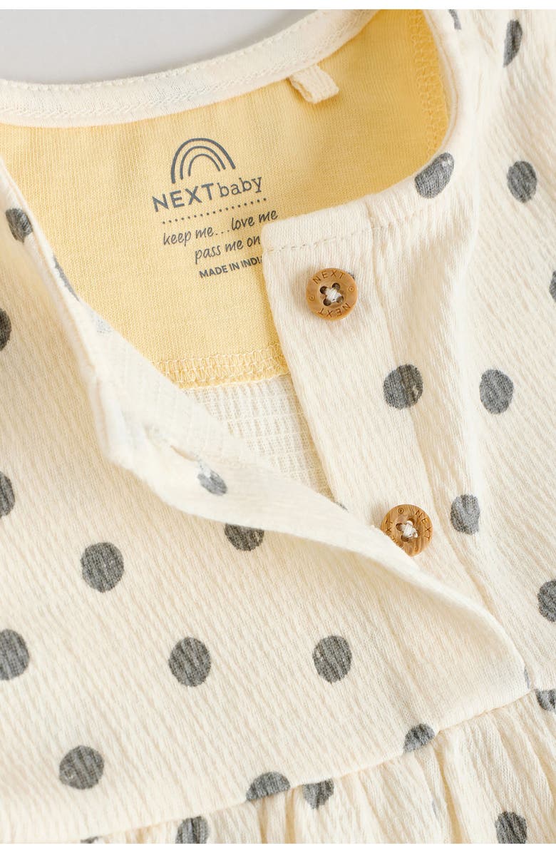 NEXT Pack of 2 Assorted Stretch Cotton Dresses, Alternate, color, Yellow